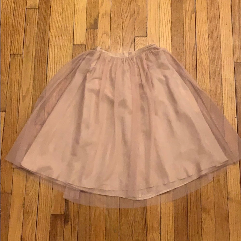 Zara midi tulle skirt